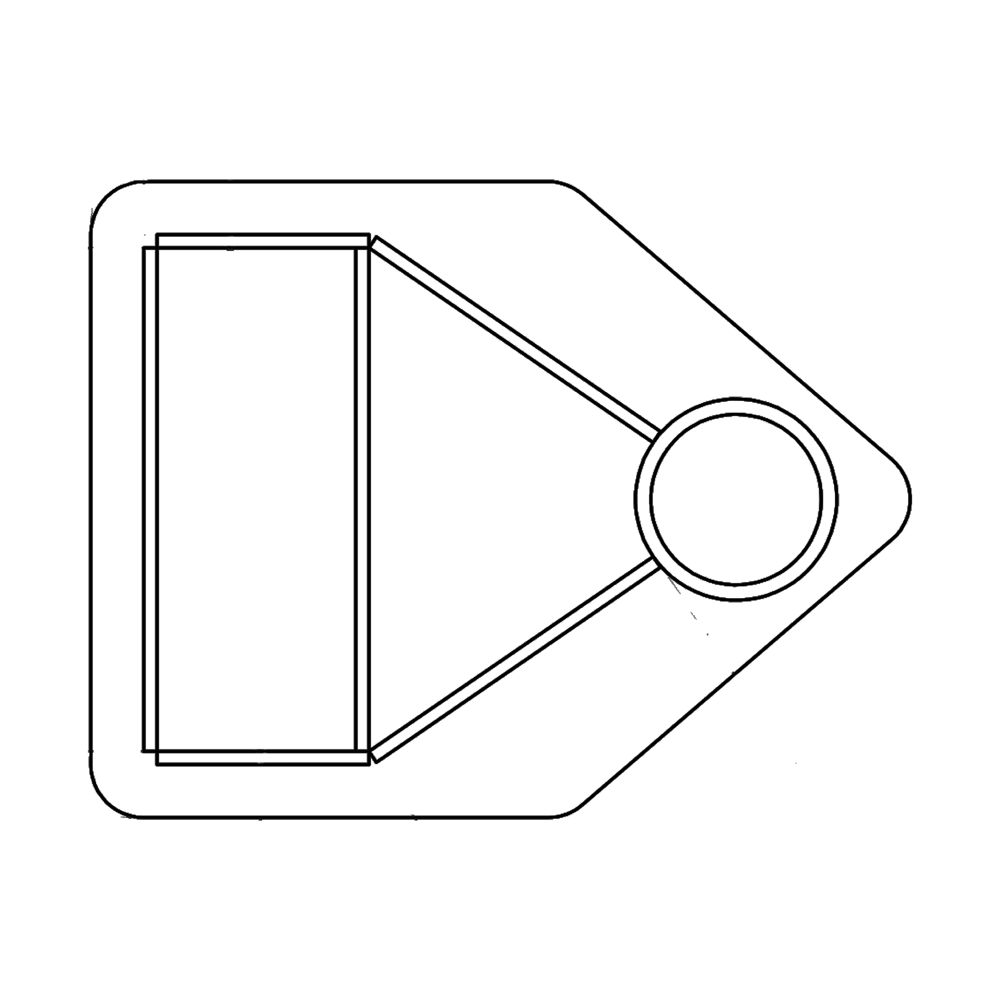 WelderMade Aluminum Welding Practice Project 12 - Widget Top View