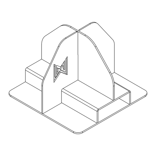 WelderMade Stainless Steel Welding Practice Project 18 - Precision Laser-Cut Widget