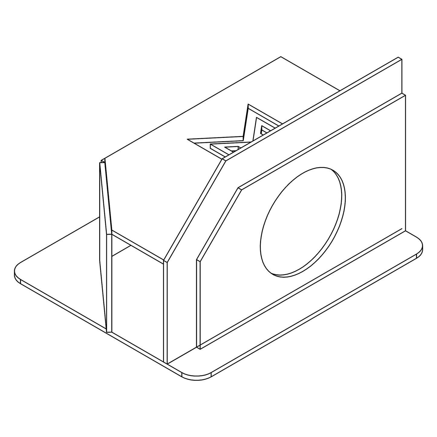 Aluminum Welding Practice Project 13 - Weldermade Widget Angled View