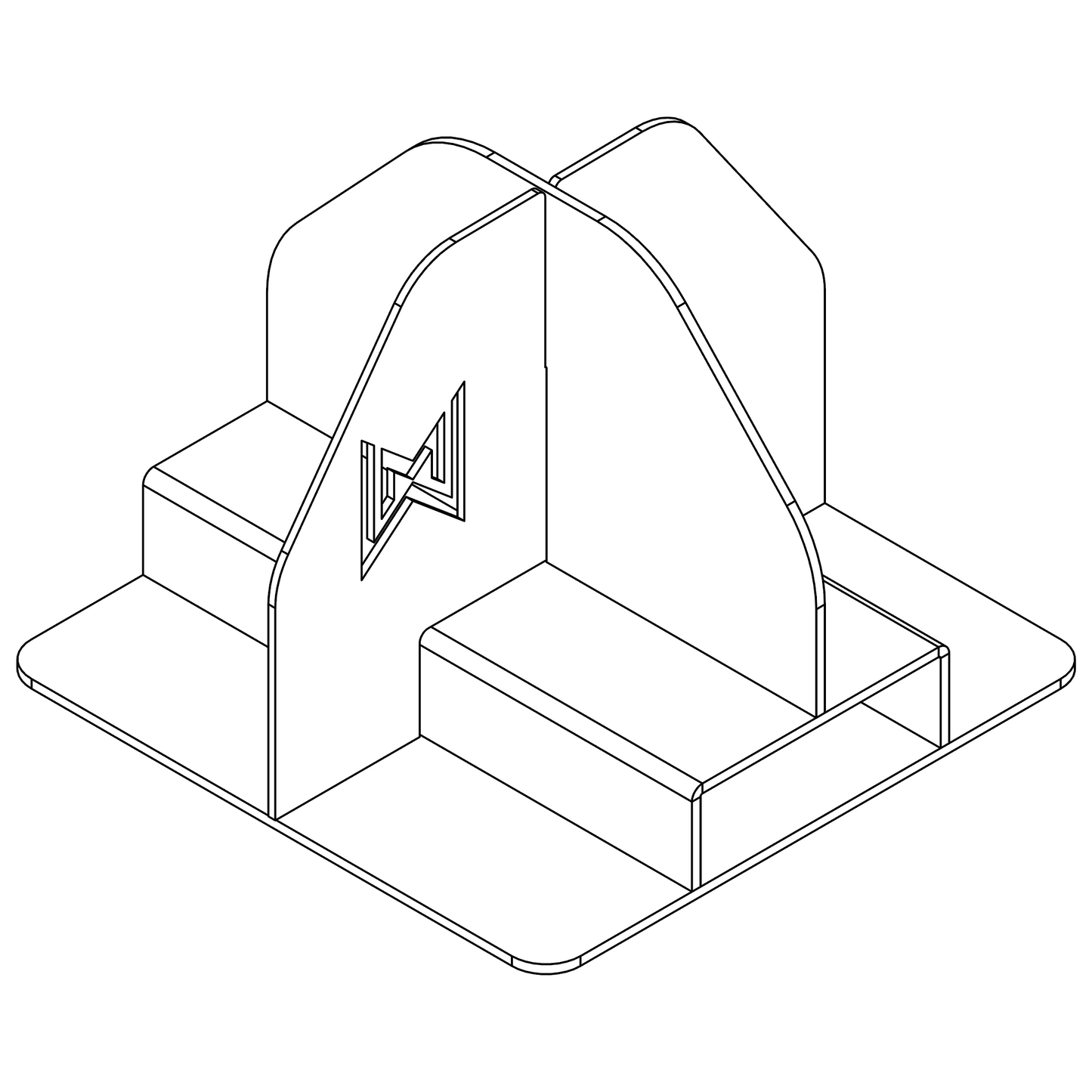 Aluminum Welding Practice Project 16 - WelderMade Widget Angled View