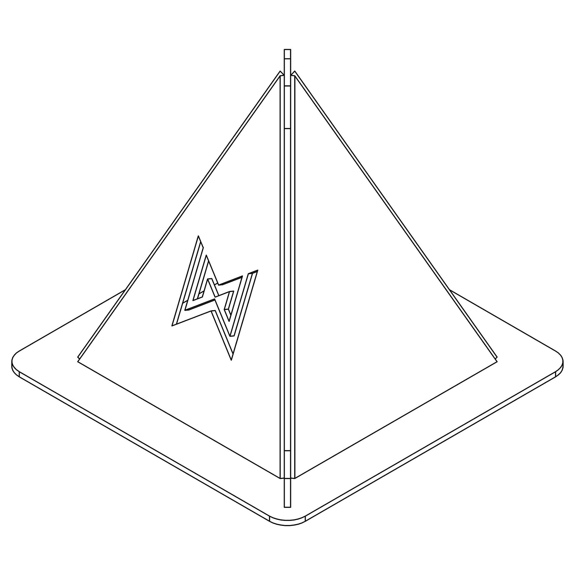 Aluminum Welding Practice Project 19 - Weldermade Widget Angled View