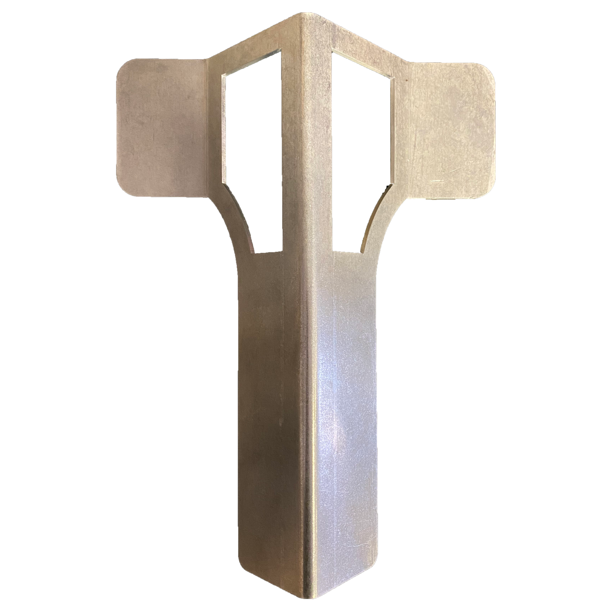 EZ Tack Tool in use, aligning metal pieces for welding