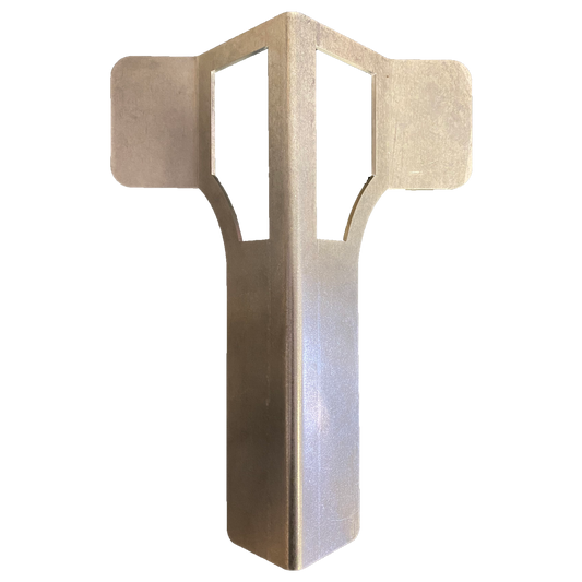 EZ Tack Tool in use, aligning metal pieces for welding