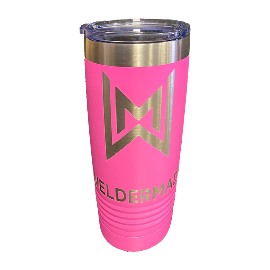 Pink Stainless Steel Tumbler - Ideal for Hot or Cold Beverages