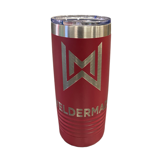 Red Stainless Steel Tumbler - Ideal for Hot or Cold Beverages
