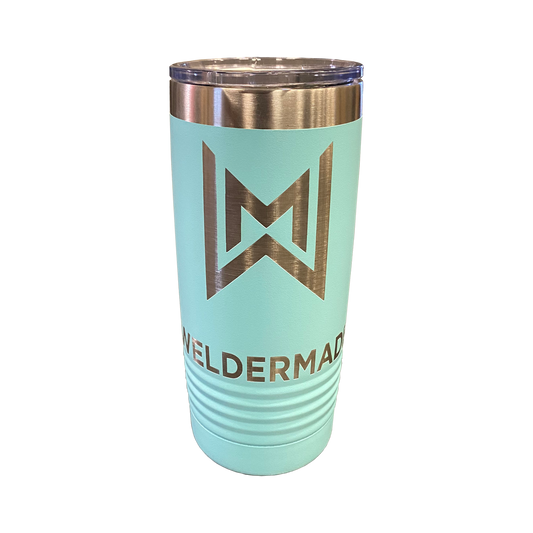 Teal Stainless Steel Tumbler - Ideal for Hot or Cold Beverages